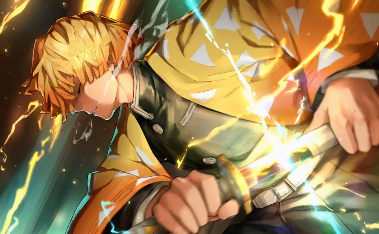 用落叶堆出一个我妻善逸把扫地玩出花的日本老师冬之呼吸