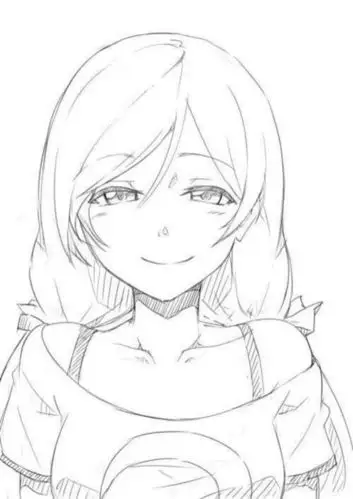 动漫二次元同人lovelive东条希素描