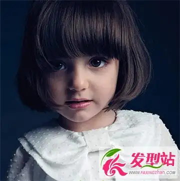 儿童可爱蘑菇头发型小孩天真烂漫的蘑菇头