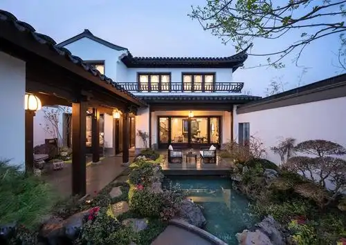 绿城中式合院实景图