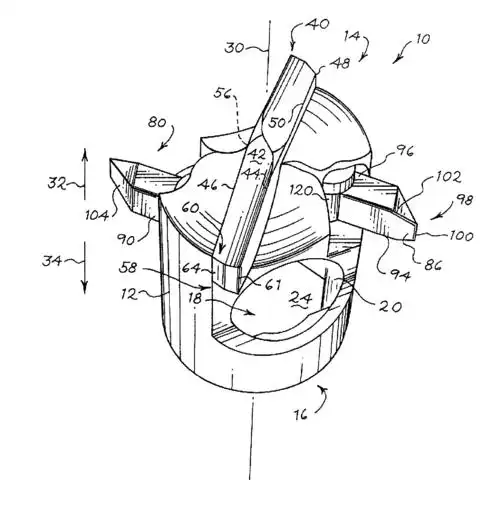 drill bit with radially expandable cutter, and m