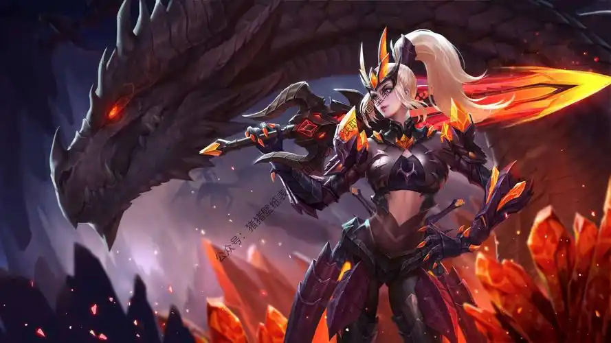 花木兰水晶猎龙者壁纸丨高清壁纸丨王者荣耀壁纸_调教