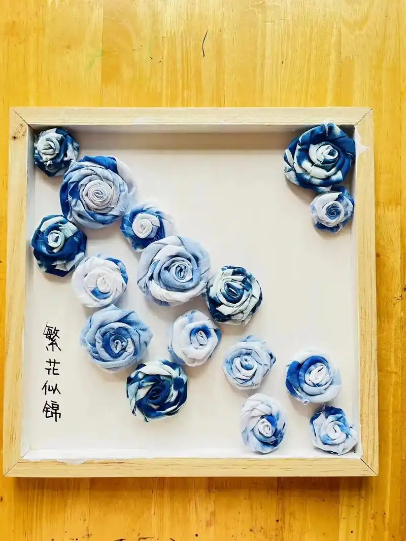 图文伙伴计划 扎染主题装饰画#幼儿园环创 #创意 #主题墙 - 抖音