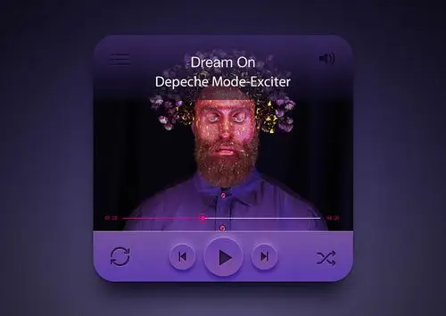 播放器界面临摹