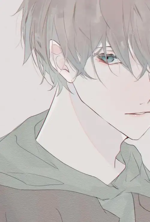 冷峻的面庞桀骜不驯的眼神一组冷色调的痞帅少年动漫头像