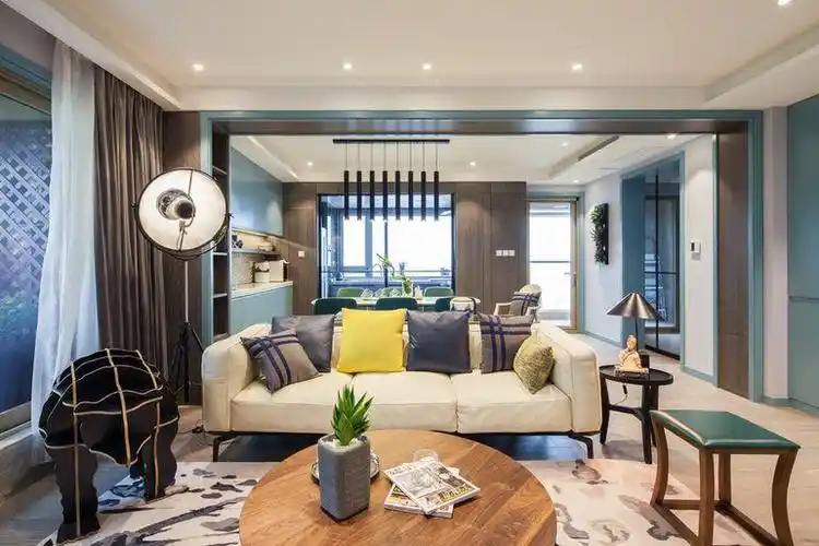 地中海风格二居室客厅电视柜装修图片效果图#387336211