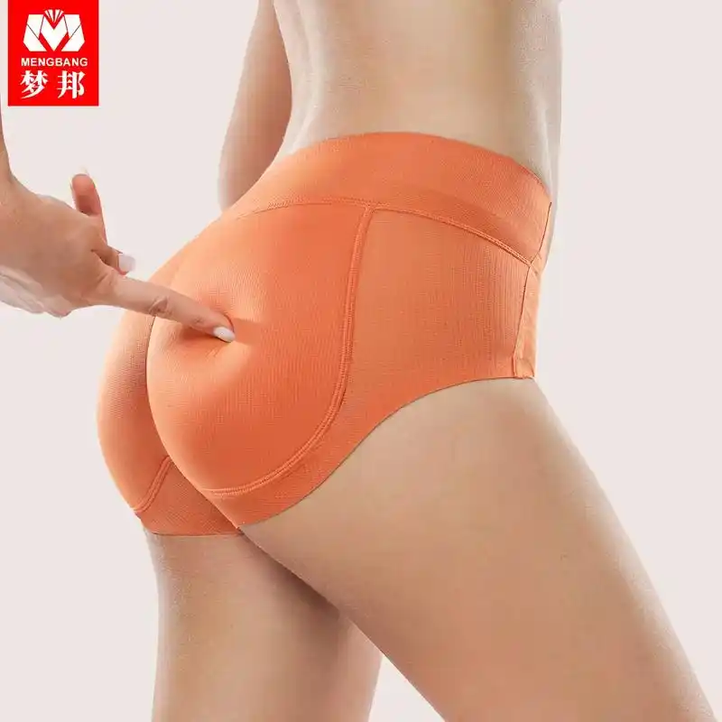 自然超薄款复合乳胶假屁股内裤女蜜桃丰臀.