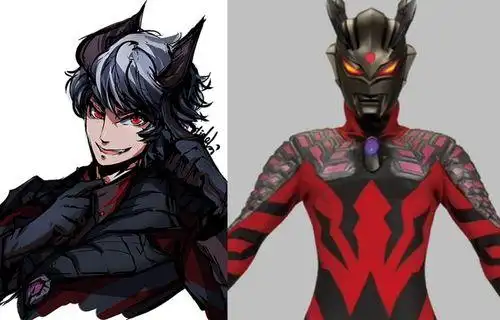 黑暗赛罗简笔画 黑暗赛罗简笔画帅气