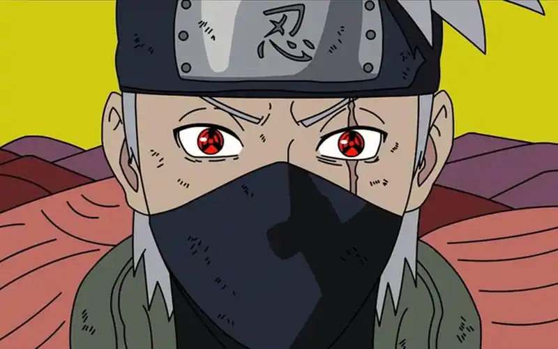 绘画卡卡西开万花筒写轮眼