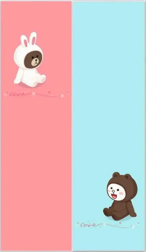 超萌分屏聊天对话框背景图 总有一款适合你