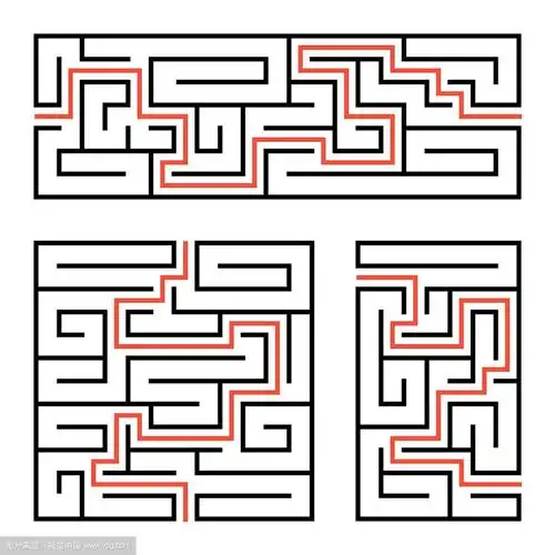 一套方形和矩形的迷宫