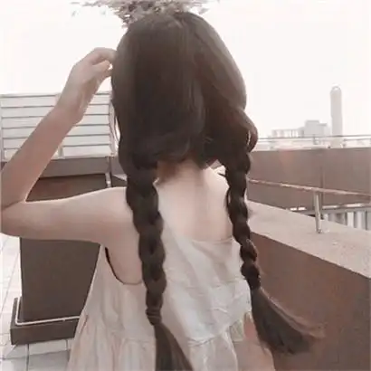 可爱双辫子女生头像
