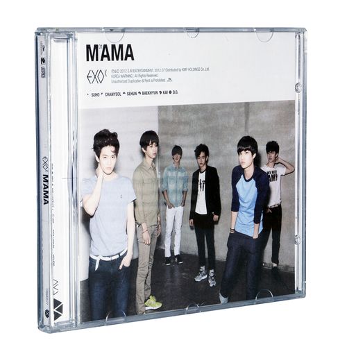 正版现货 exo-k专辑唱片 1st mini album mama cd 签名写真小卡