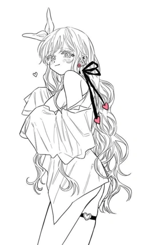 【绘画参考】少女线稿姿势合集, 大佬画的线条是真香!