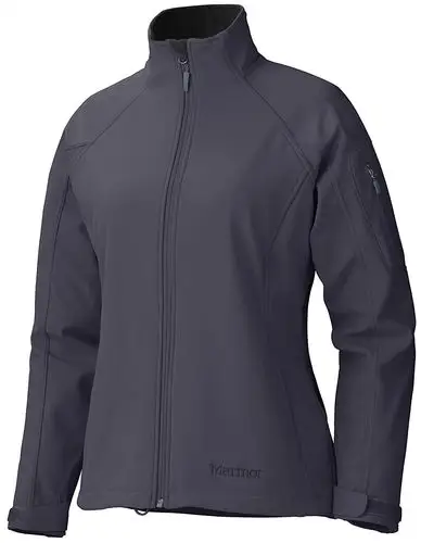 marmot 土拨鼠 女式 防泼水透气m1软壳夹克 铁灰 165/88a k85000-1132