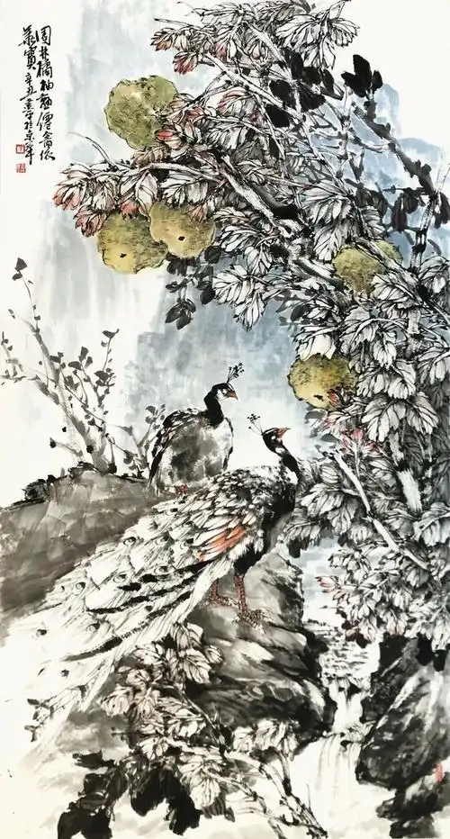 朱建平花鸟画作品欣赏 - 艺术圈 - 嘉利资讯 - 北京嘉利文化交流有限