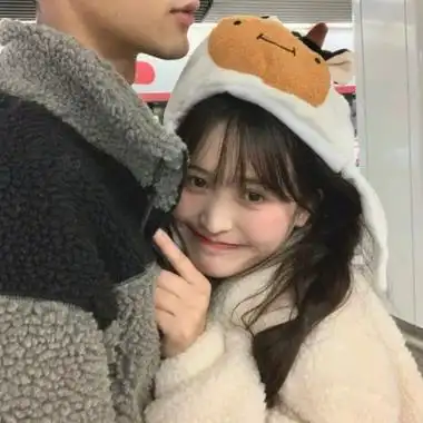 qq真人情侣头像甜甜的最新头像甜甜的情侣真人图片