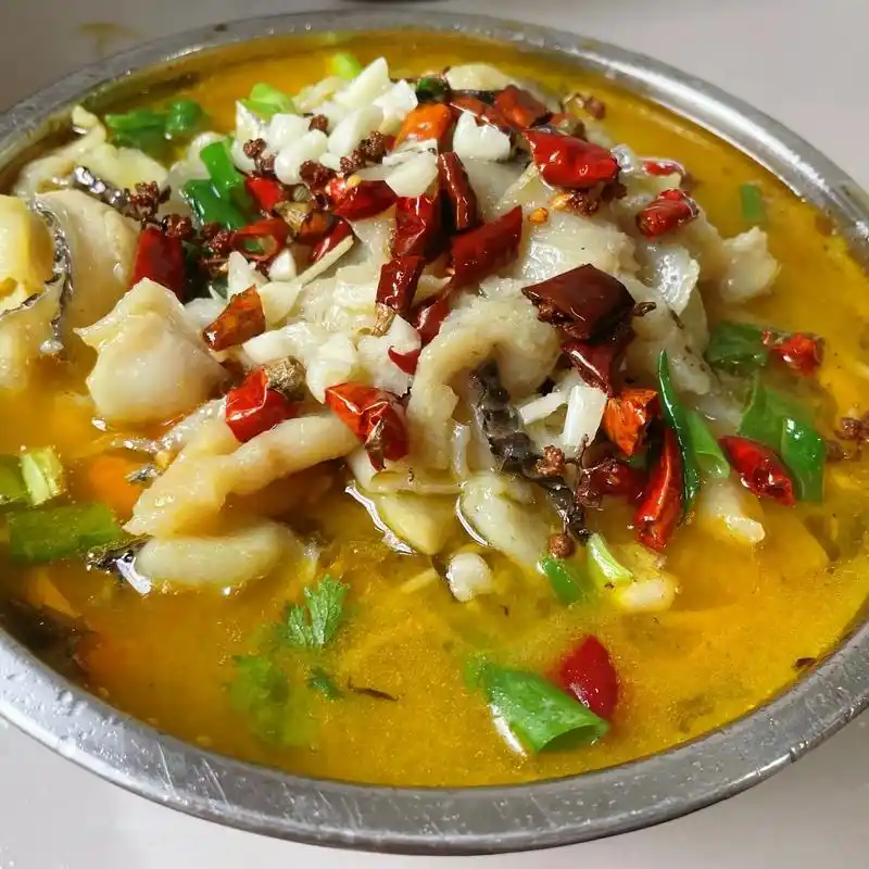 家庭版金汤酸菜鱼.99开胃下饭菜#我的厨房日记 食材简单,配 - 抖音