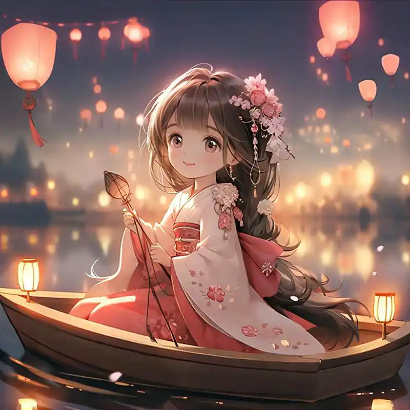 卡通古风头像,古风仙女系列 一个人最好的状态,就是独处的时候,安静