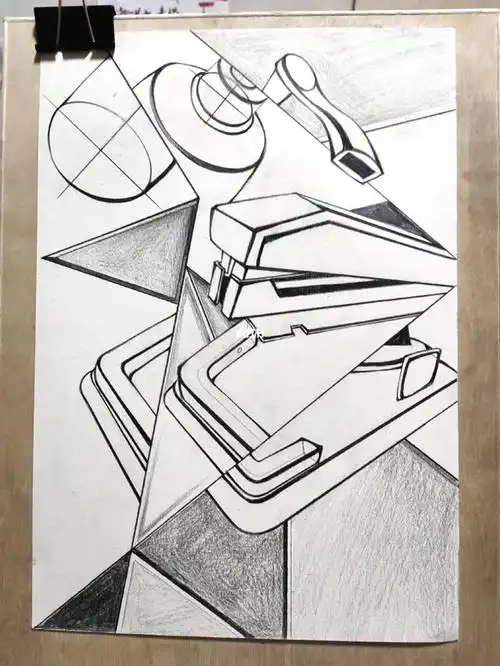 设计素描  #素描  #创意素描  #结构素描