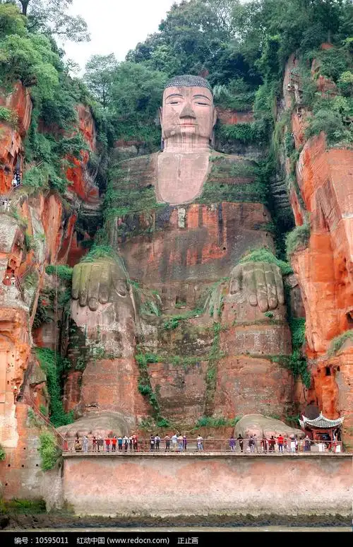乐山市乐山大佛巨佛佛像