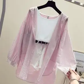 防晒服 韩国防晒衣女2021夏季 薄款 开衫 新款 长袖 - 女装/女士精品