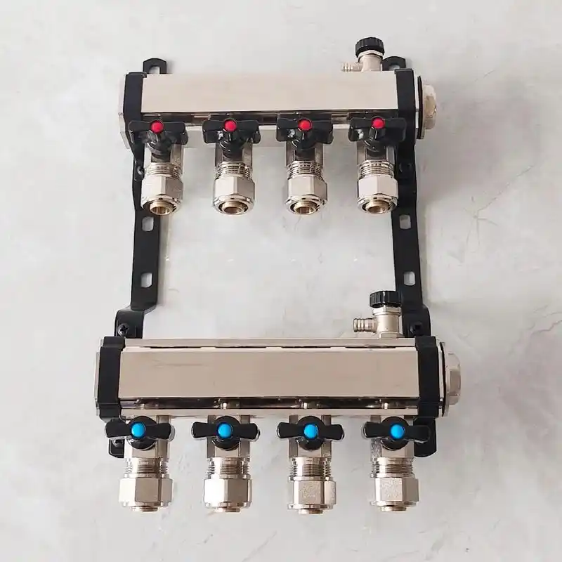 dn32(1.2寸)主杠接4分(1620)地暖管纯铜精雕一体 - 抖音