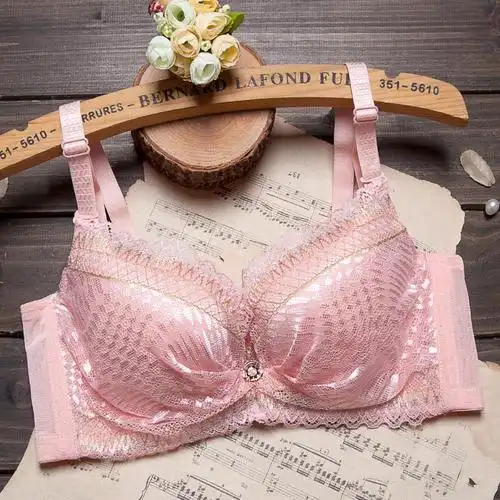 思晴 深v小胸聚拢胸罩调整型蕾丝性感女文胸