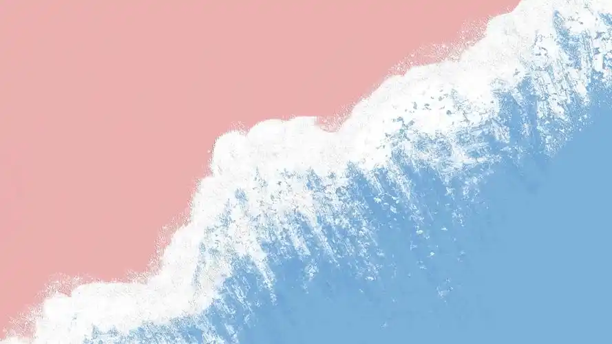 ins风可爱少女心油画质感手绘