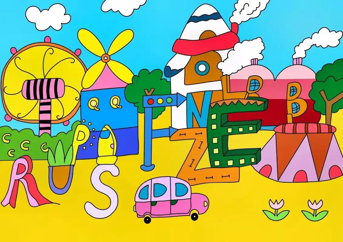 26个英文拼音字母创意画.26个英文字母创意画,26个字母手 - 抖音