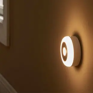 人体感应夜灯泡光控感应的小夜灯免插电自动楼道卫生间过道电池灯