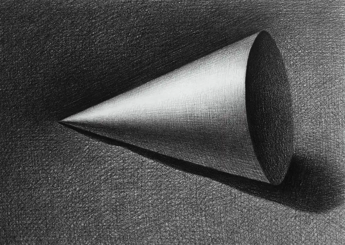 素描 #一起学画画 #素描教程 #圆锥 # - 抖音