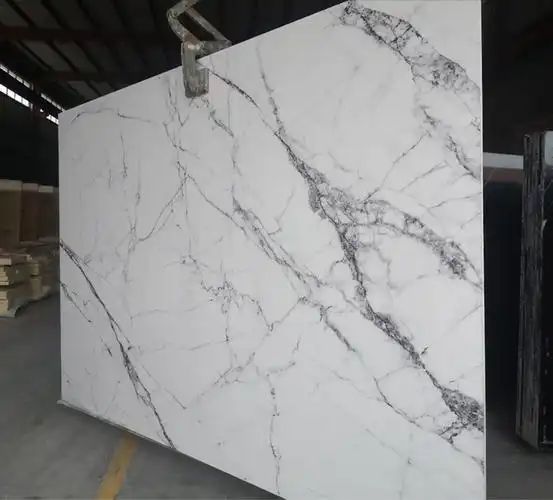 天然大理石板材 餐厅客厅人造雅士白爵士白白黑茶几桌面订制吧台台面