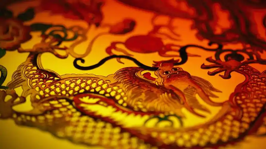 栩栩如生的龙壁纸