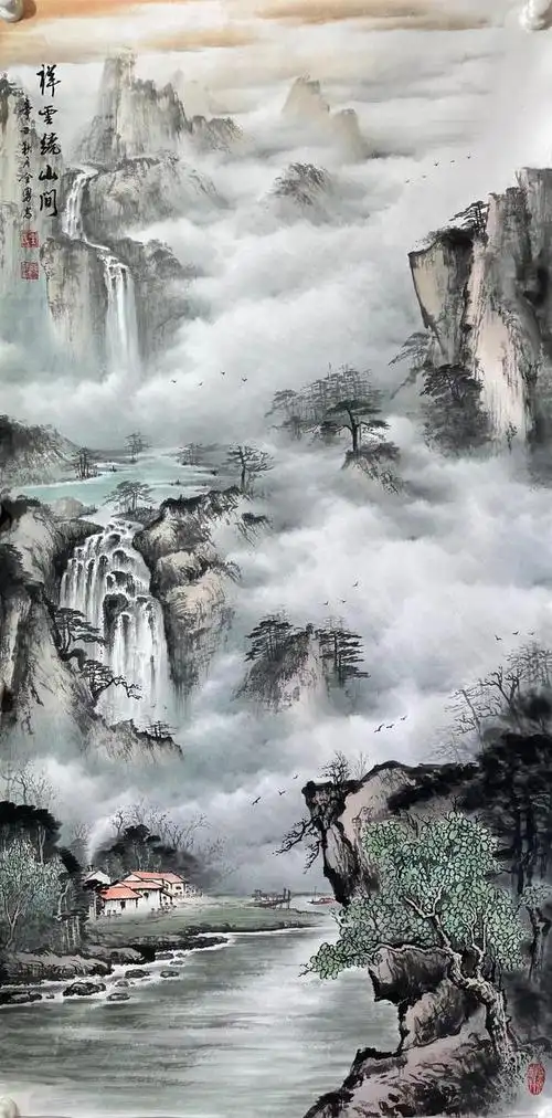 现代山水画-全勇