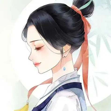 手绘女生古风头像