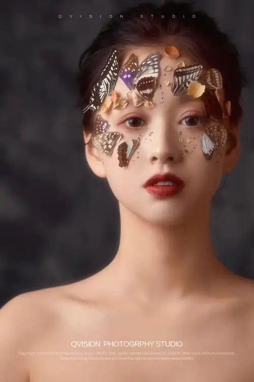 蝴蝶妆面写真