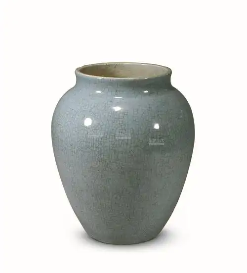 清哥窑天青釉罐
