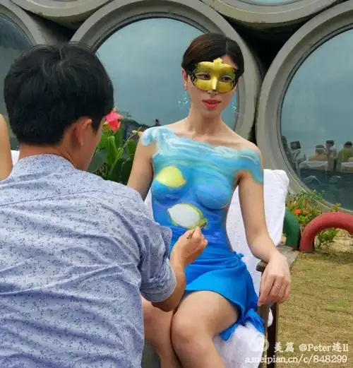 人体彩绘秀,我来说一说