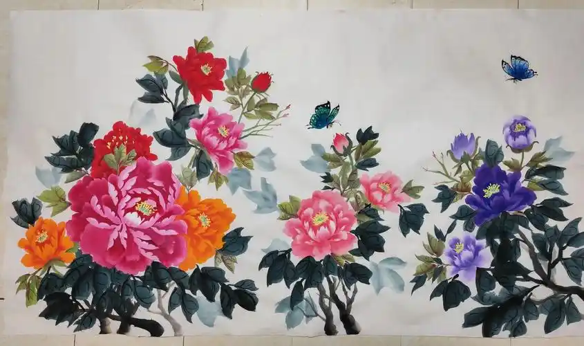 国画写意牡丹.#国画写意牡丹 #国色天香牡丹花 #写意牡丹 - 抖音