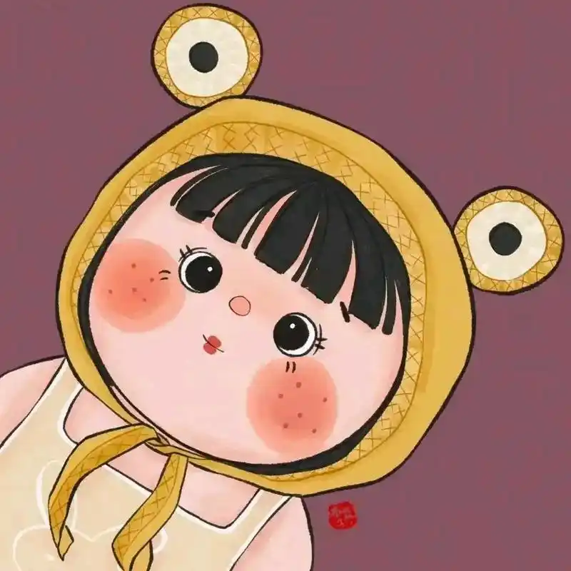 可爱胖娃娃版头像,让人看了就忍不住想捏一下它们的脸蛋