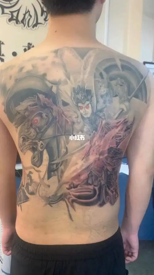 吕布未完成a苏州 淇刺青(原苏州兄弟纹身)老传统龙花臂a苏州 淇刺青