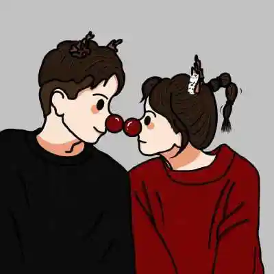 动漫简约情头一左一右头像,情侣头像图片-回车桌面