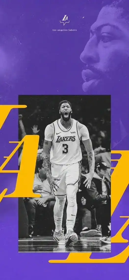 今日壁纸之--nba洛杉矶湖人队球星,浓眉哥安东尼·戴维斯! - 抖音