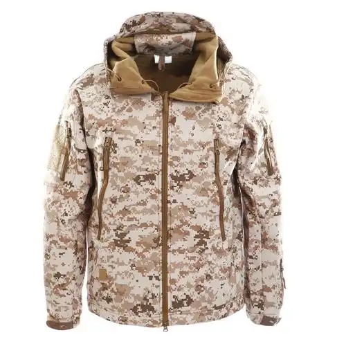 fj007军用数码沙漠迷彩彩色战术夹克