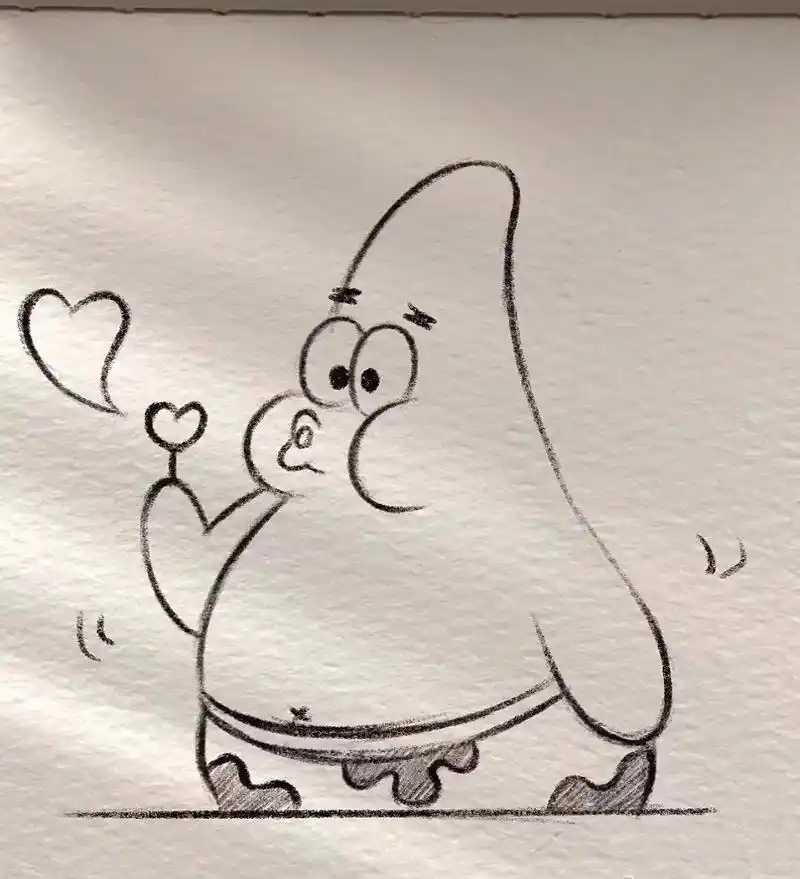 画一只你的专属派大星吧.#画画 #一学就会系列 #简笔画 # - 抖音