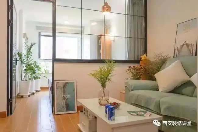 55㎡一室改两室麻雀虽小五脏俱全