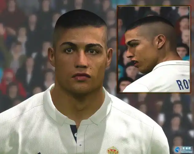 pes2017 c罗圆寸发型脸型补丁