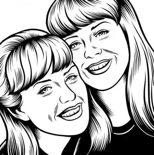 charles burns黑白人物肖像插画(5) - 设计之家