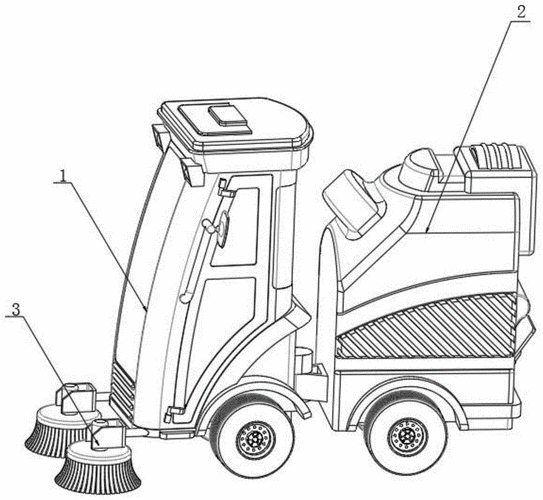 一种用于市政道路的吸扫车的制作方法
